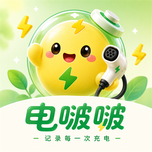 电啵啵月度账单海报